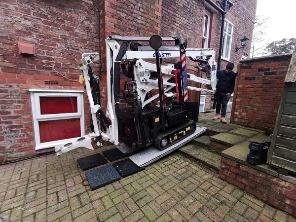 small cherry picker hire preston